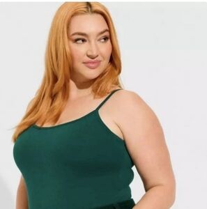Torrid Forest Green Foxy Camisole Top 4